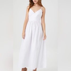 Cotton white maxi dress